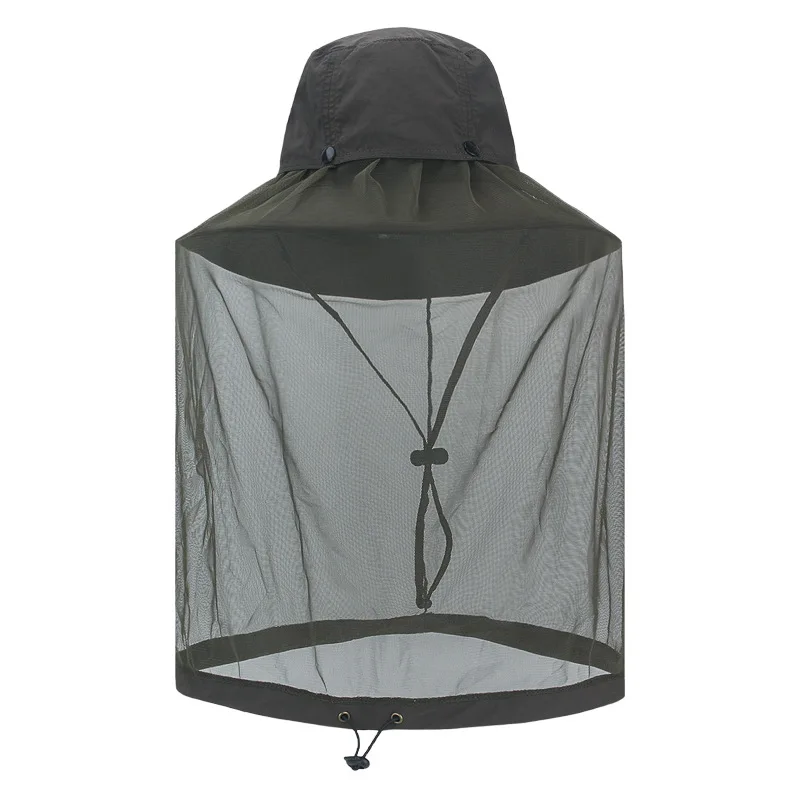 

Cross-border Hats Male Fishing Sun Hat Summer Outdoor Anti-mosquito Mesh Sun Hat Female Anti-ultraviolet Fisherman Hat