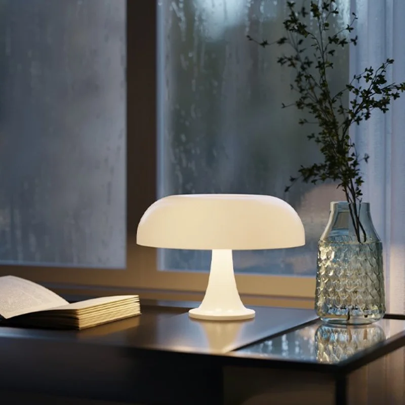 

Danish USB Mushroom Table Lamp Manufacturer Korean Ins Creative Designer Living Room Bedroom Bedside Decorative Table Lamp