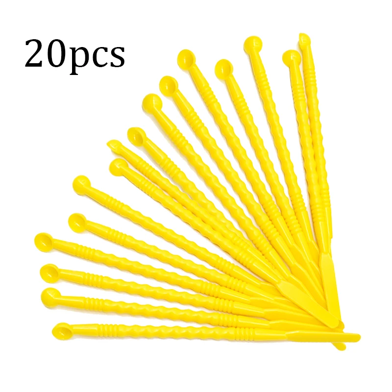 

20pcs Dental Plastic Mixing Cement Spatula Disposable Knife for Dental Lab Plaster Alginate Mixing Spatulas Knives