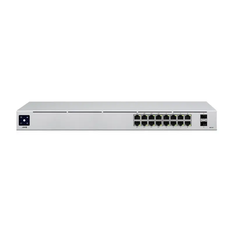 UBNTUSW-16-POE Ubiquiti UniFi Conmutador PoE de 16 puertos - 16 puertos - Manageable - Conmutador compatible de 2 capas USW-16-POE
