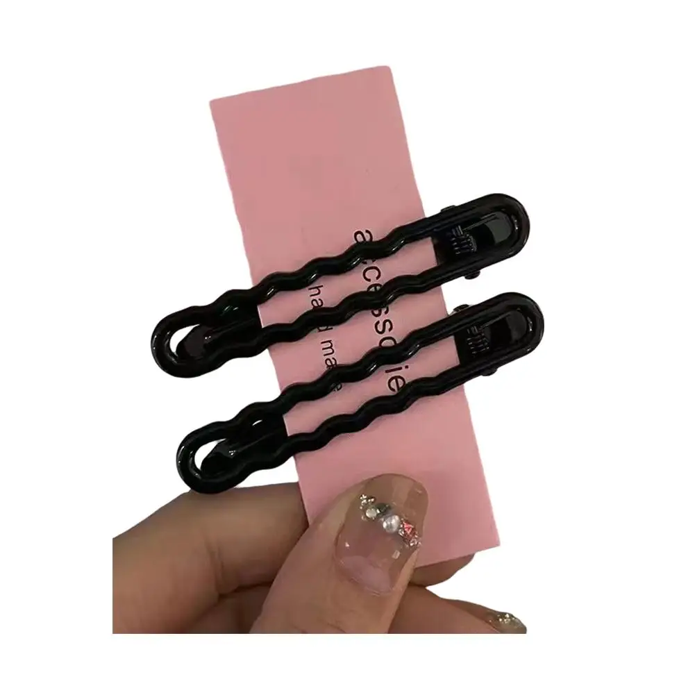 Grampos de cabelo fosco para mulheres e meninas, acessórios para cabelo vintage, geometria, fosco, liga, adorável, onda, adulto, acessórios para cabelo, h e5i0