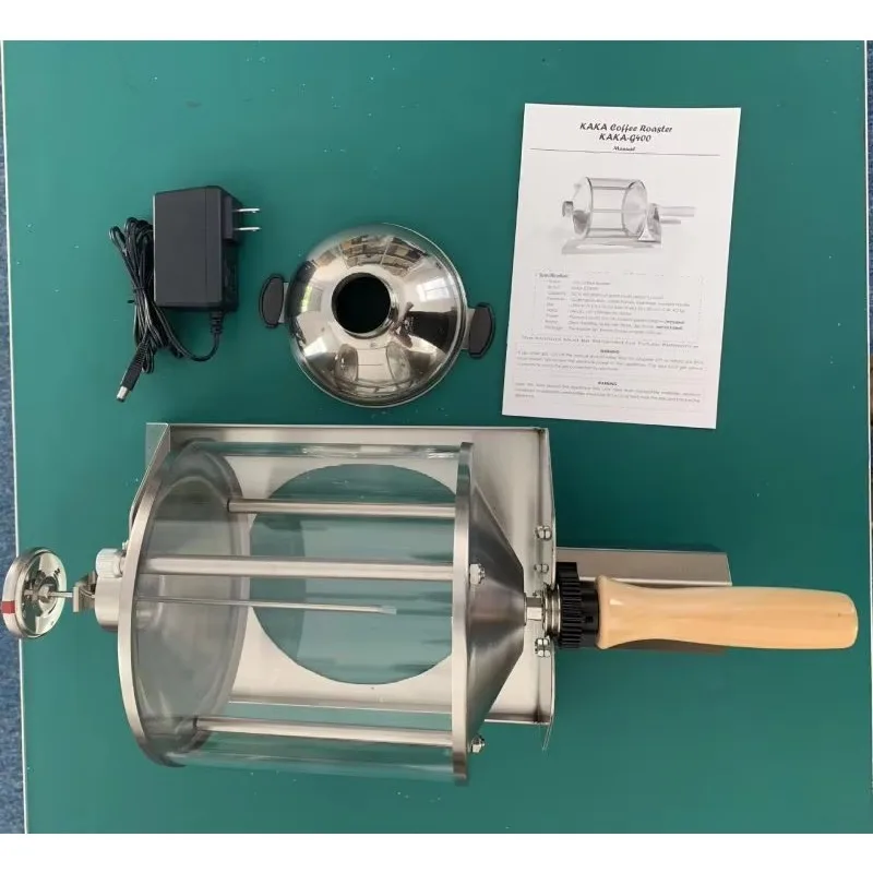 Popular Kitchen Small Mini Electric G-as Sample Coffee Bean Baking Roasting Machine Coffee Roaster Home Portable view 4