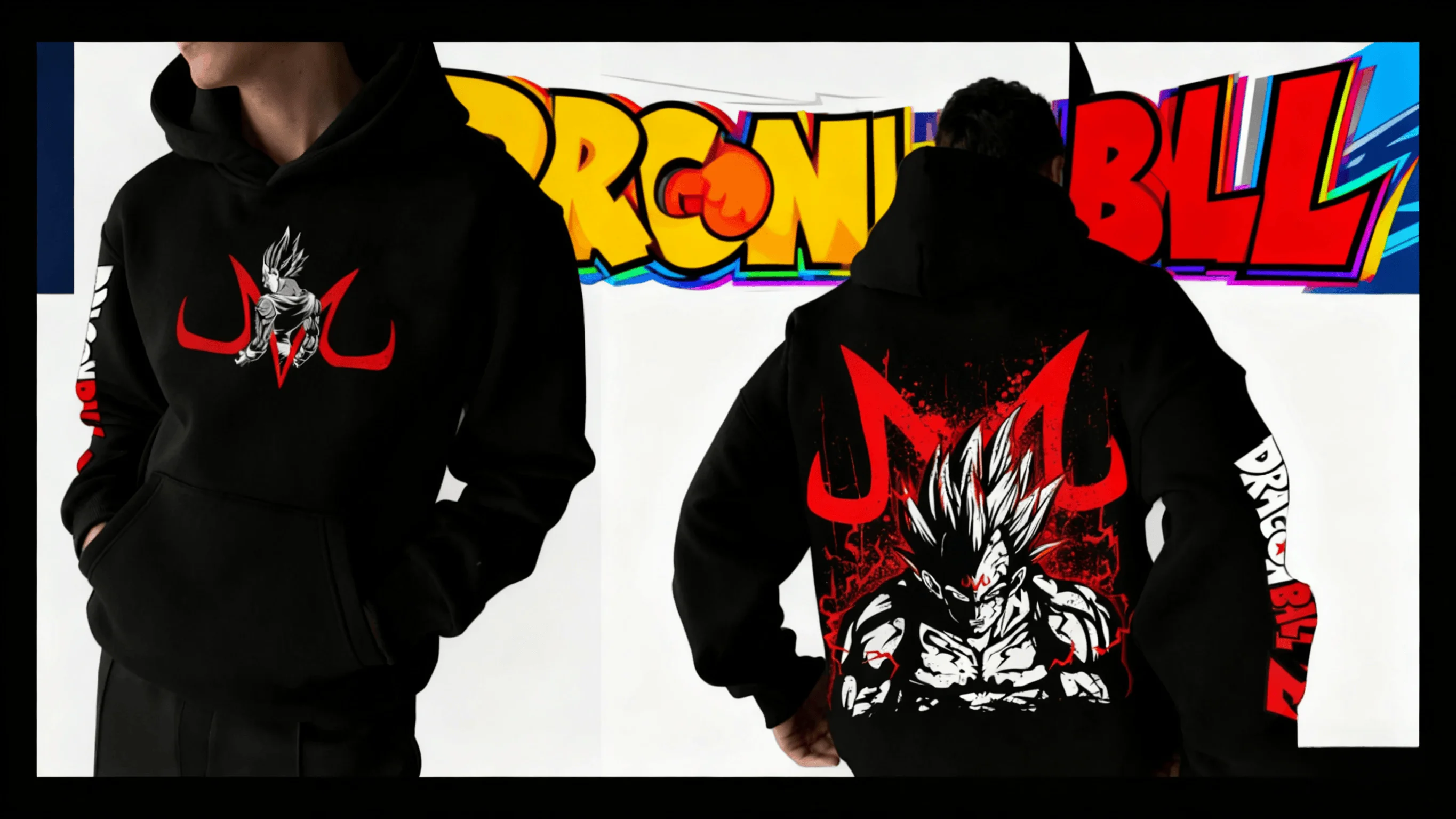 

Anime Dragon Ball Anime Black Monkey King Pattern 2025Autumn/Winter Hot Selling Men's Women's Casual Loose Hip Hop Cotton Hoodie
