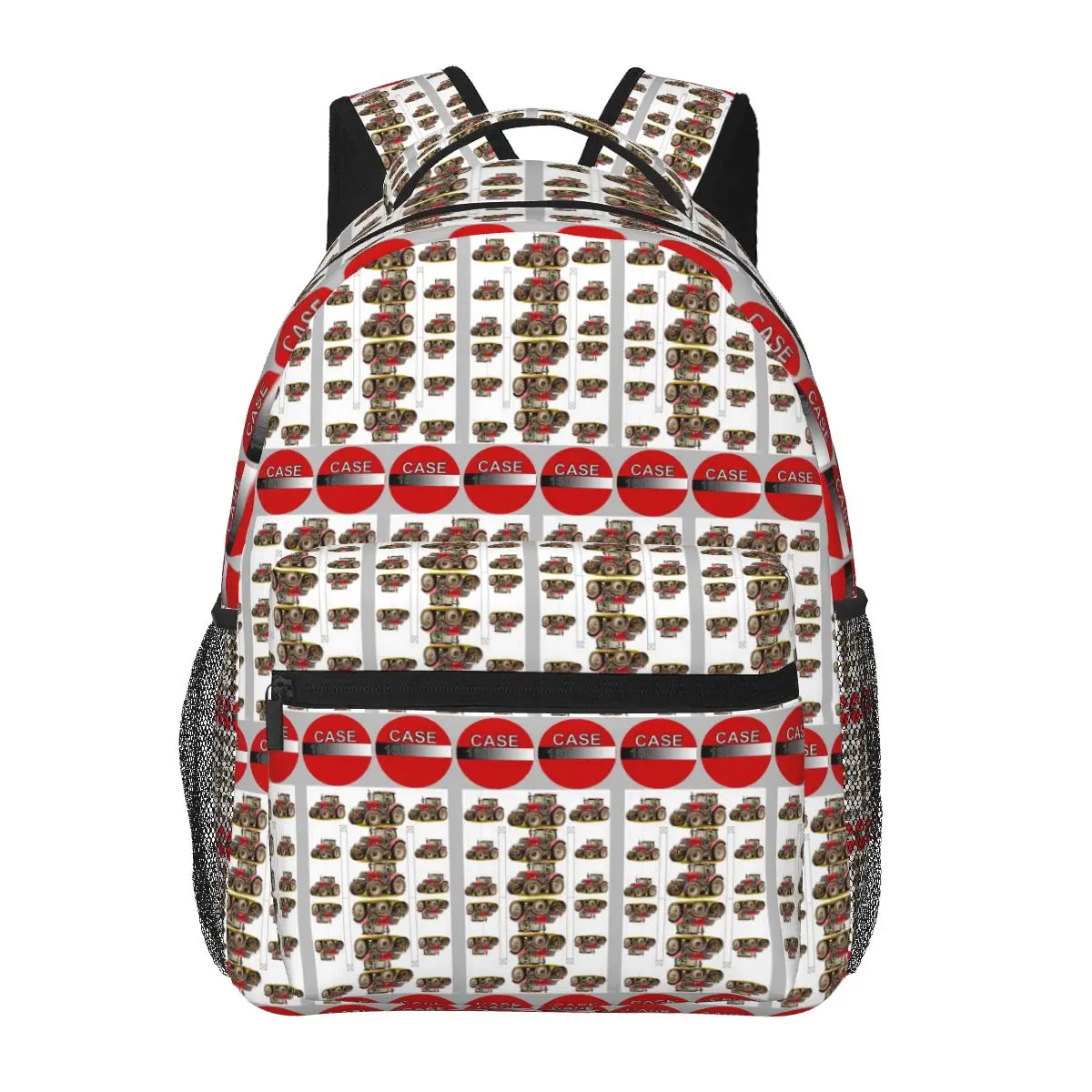 

Red Tractor, Case 160. Backpacks Boys Girls Bookbag Students School Bags Cartoon Kids Rucksack Shoulder Bag Large Capacity