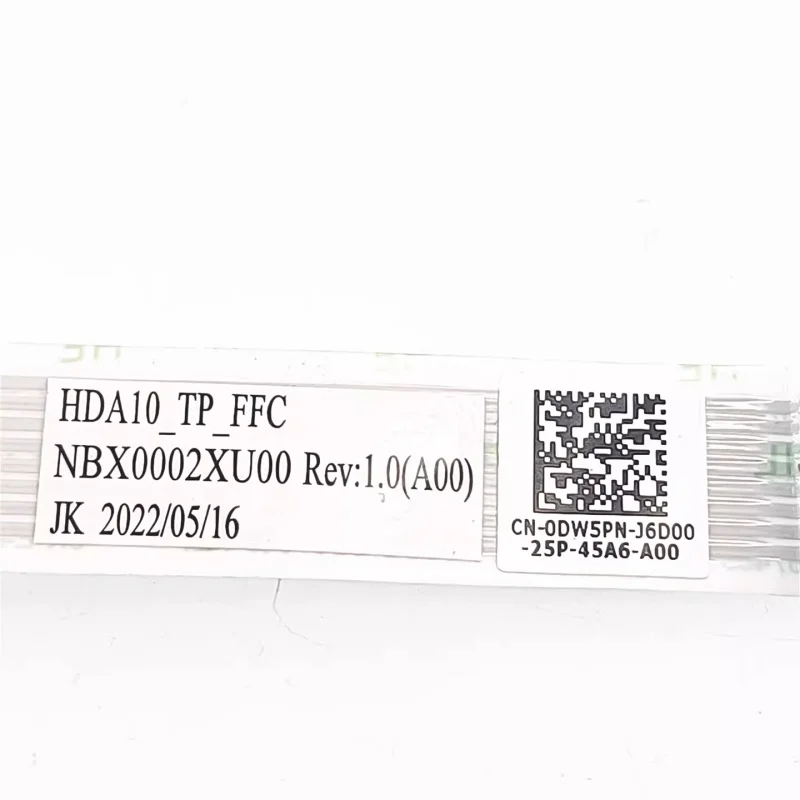 10pcs NEW Genuine Laptop Touchpad TP FFC Cable for Dell Chromebook 3110 3120 2-in-1 HDA10 NBX002XU00 DW5PN 0DW5PN