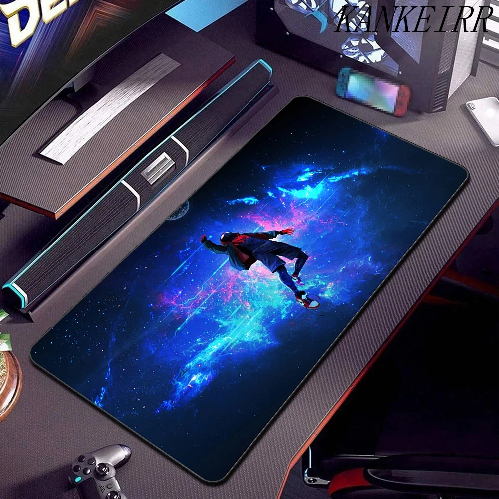 Gaming Mouse Pad 100x50cm Oversize Keyboard Pad Marvel Spider-Man Mousepad Computer Rubber Non-slip Base Desk Mats For CS GO LOL