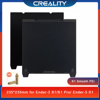 Creality K1 Smooth PEI Magnetic Build Plate 235*235mm for Ender 3/Ender-3 V2/Ender-3 S1/S1 Pro/Ender-5 S1/K1 3D Printer Parts