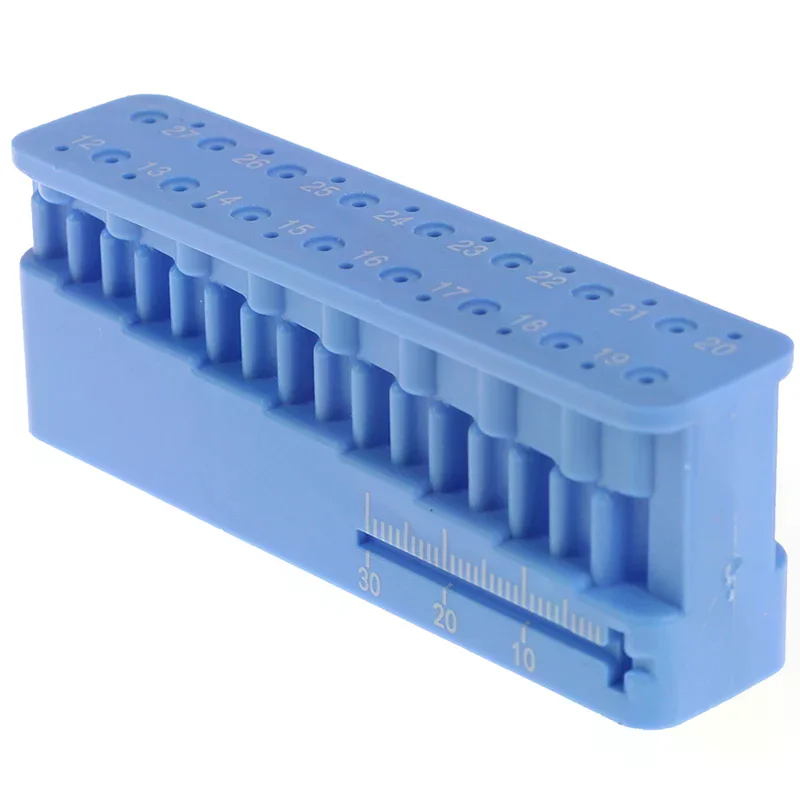 1PCS Dental Endo Measuring Autoclavable Endodontic Block Files Instrument Ruler