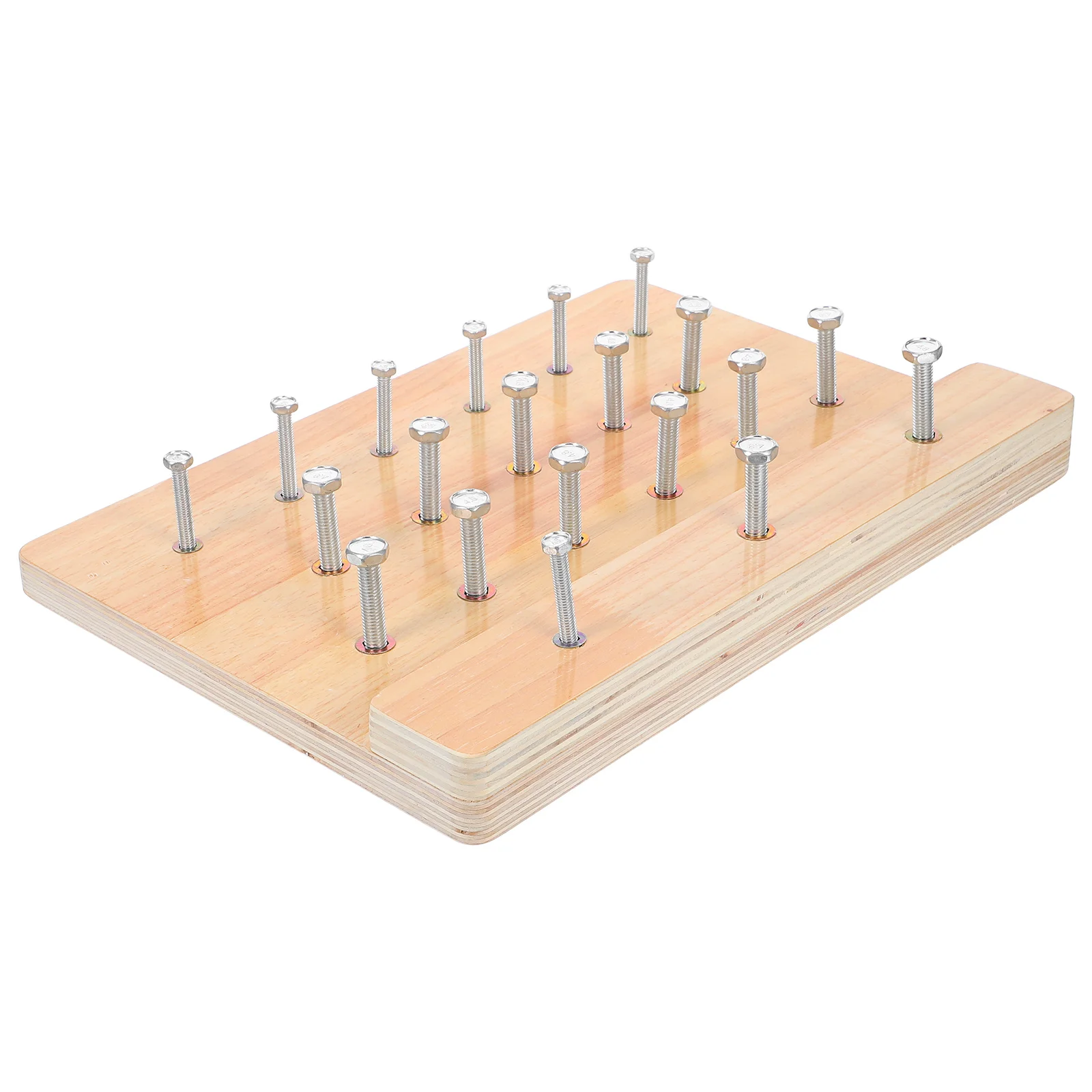 Houten Vinger Revalidatie Pegboard Handtherapie Board Voor Krachttraining Behendigheid Coördinatie Oefening Tool Thuiskliniek