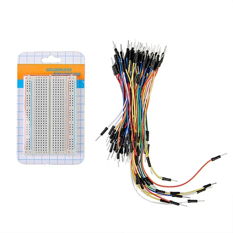 3.3V/5V MB102 Breadboard power module/400/830 points Prototype Bread board for arduino kit +65 jumper wires wholesale