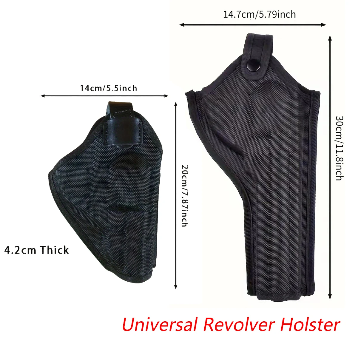 Universal Oxford Revolver Duty Holster Tactical Holster Airsoft Gun Case Long Short Quick Draw Gun Case for Hunting Pouches