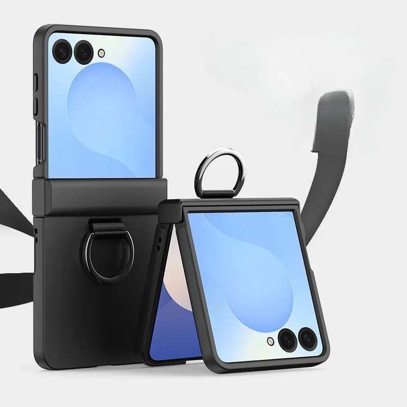 Ring-Klapp-Handyhülle für Samsung Galaxy Z Flip 7, 6, 5, 4, 3, Z Flip7 FE All-Inclusive-Scharnierschutz, stoßfeste Abdeckung – Detail 17