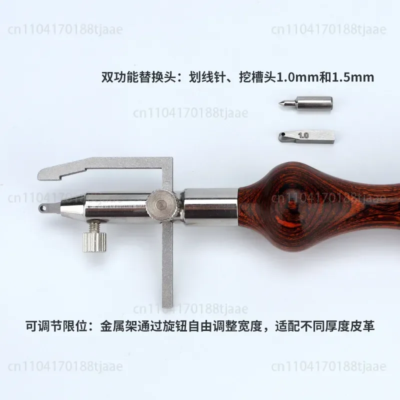 Leather Groove DIY Leather Groove Digger, Groove Puller, Slotter Tool