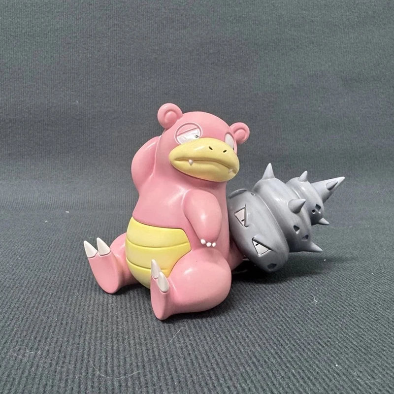 New Pokemon Slowbro Anime Figures Pvc Small Cute Figure Slowbro Toys Desk Decor Ornament Staute Model Kids Birthday Gifts ﻿