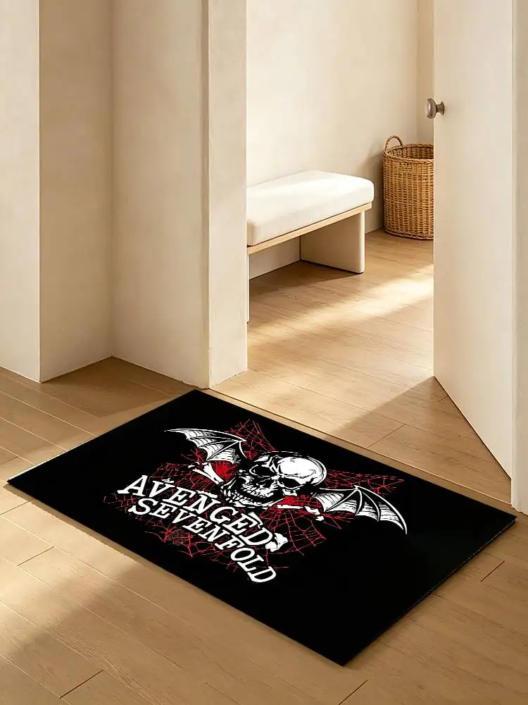 COOL Band A-Avenged Sevenfold Soft Absorbent Decorative Floor Mat for Bathroom Entryway Living Room