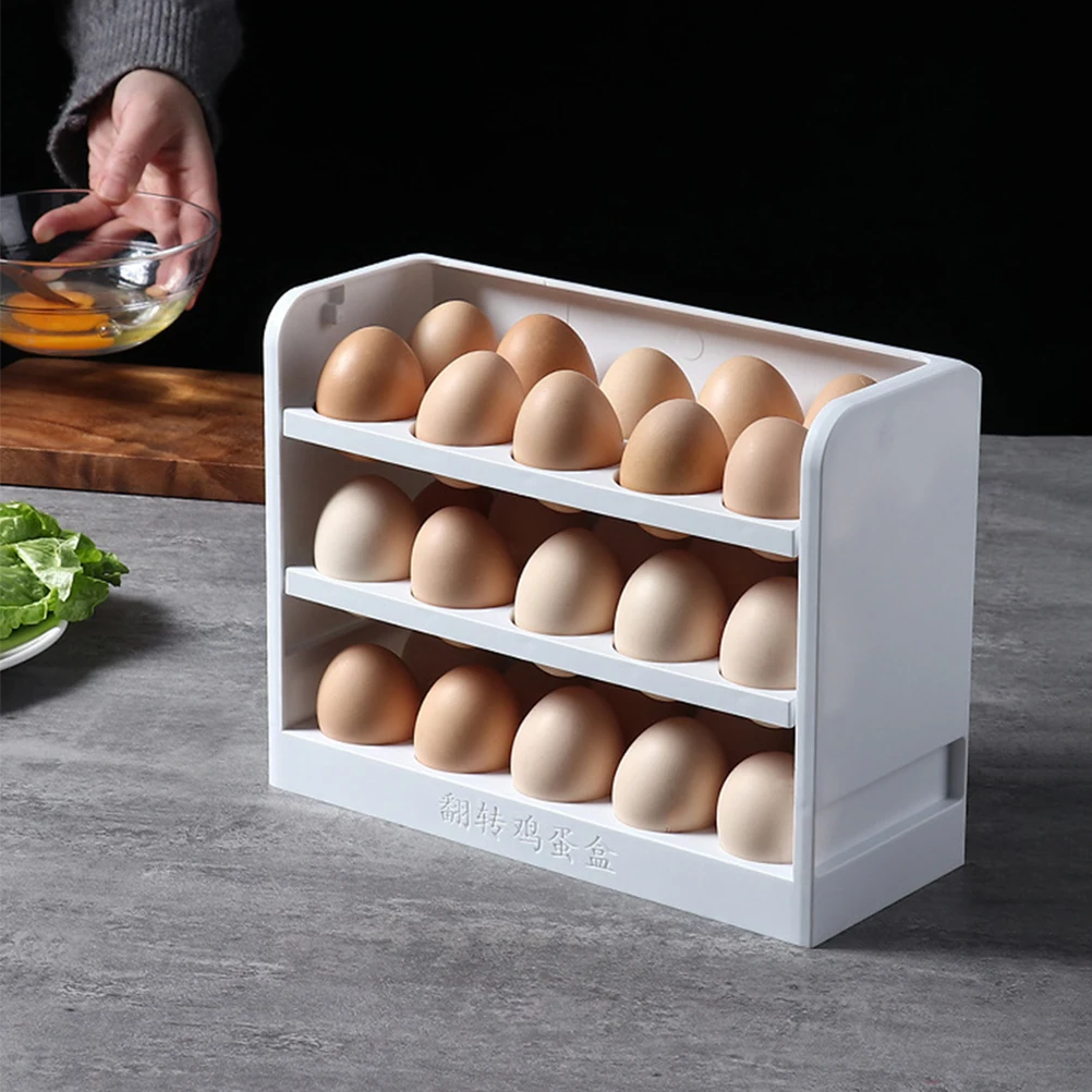 

10Pcs Refrigerator Egg Holder Egg Storage Container Kitchen Organizer Household Egg Rack