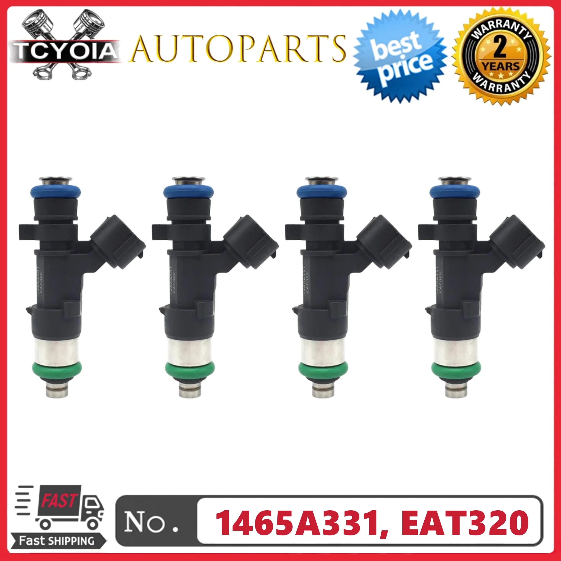 

3/4pcs 1465A331 EAT320 Fuel Injectors Fits For Mitsubishi Space Star II 2012-2016