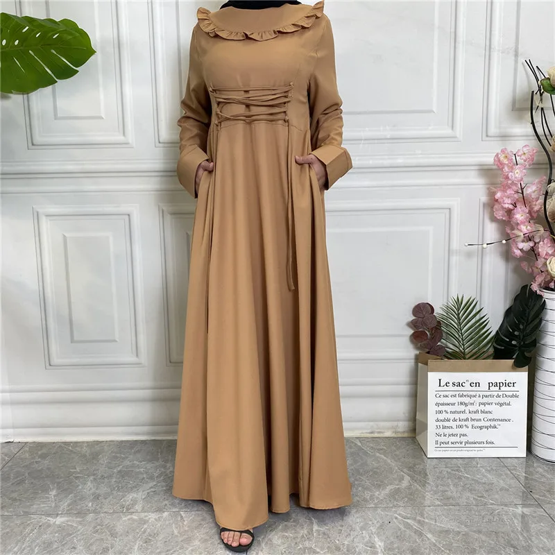 

Muslim Ramadan Hijab Dress Abaya Dubai Women Kaftan Islam Clothing Maxi Dresses for Women Abayat Vestido Robe Femme Musulmane