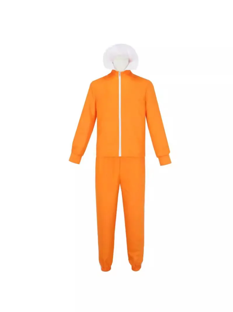 Movie Vector Cosplay Costume Orange Jakect PantOutfits Set  Halloween Fancy Suit Party Suit