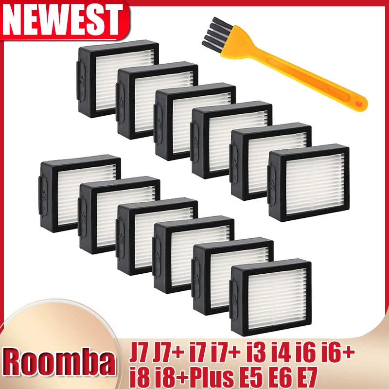 HEPA Filters Replacement for IRobot Roomba E I & J Series I7 i7+/plus I3 i3+ E5 E6 E7 I4 i4+ I5 i5+ I6 i6+ I8 i8+ Vacuum Cleaner