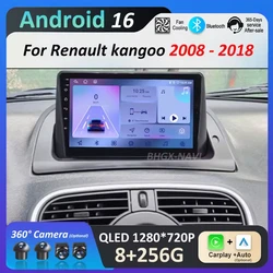DSP Stereo Android 16 Touch Screen WiFi for Renault kangoo 2008 2009 2010 - 2018 Navigation GPS Car Radio Multimedia player BT