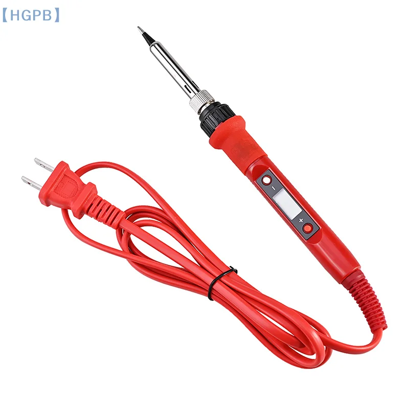 1 Set Digital Soldering Iron 80W With ON/OFF Switch Adjustable Temperature LCD Welding Tools Ceramic Heater Soldering Tips