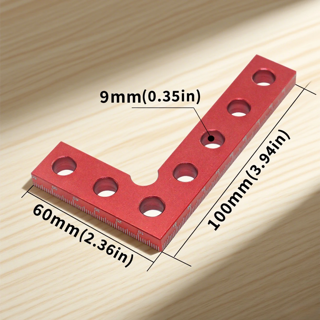 L Square Right Angle Ruler Carpenter Square for Woodworking-Precision Framing Layout Tool with Height Gauge Diy Measuring Tool