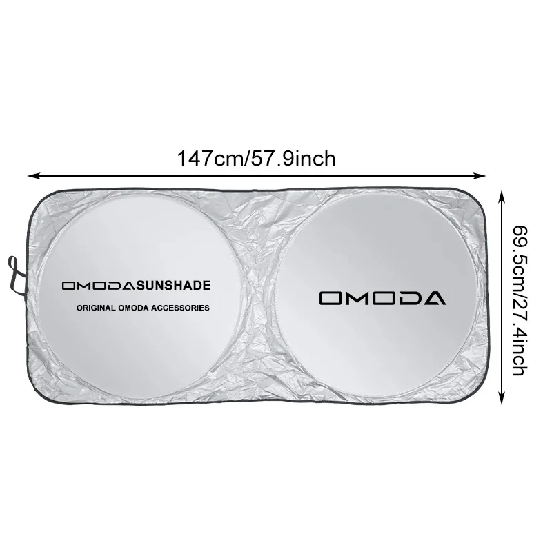 UV Protection Windshield Sun Shade Umbrella For Chery Tiggo7 Tiggo8 Pro Omoda C5 Jaecoo J7 Foldable Heat‑Insulated Car Exterior