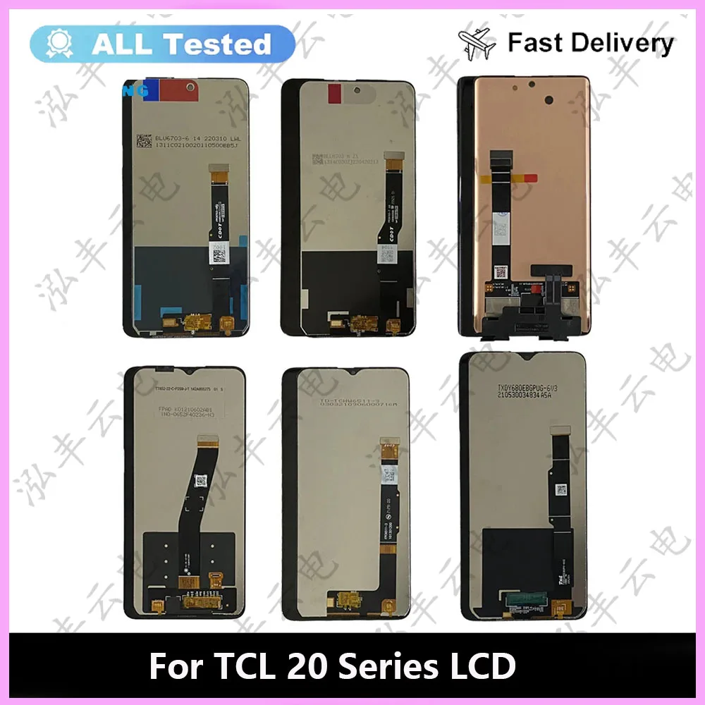 

For TCL 20 SE T671H LCD Display Digitizer For TCL 20L T774H 20R LCD 20L+ Plus T775H LCD 20Y 20E 6156D 20B 6159K 20 Pro 5G LCD