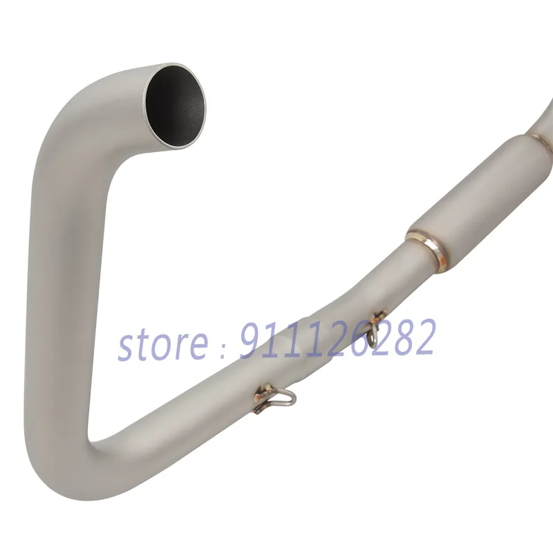 Slip On For Benelli TNT 125 TNT 135 2017- 2020 2021 2022 Motorcycle Exhaust Escape Modified Muffler Front Middle Link Pipe 51mm