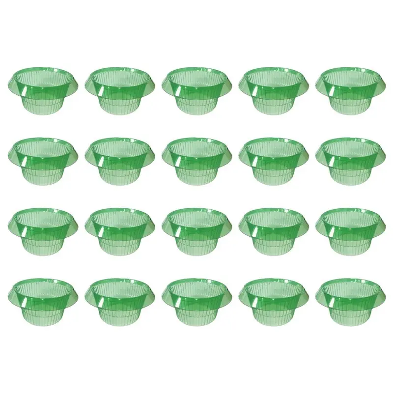 Vegetable Covers 20Pcs Snail Collars Reusable Plant Protection Snail Guards Slug Control For Agricultural Use Save Water