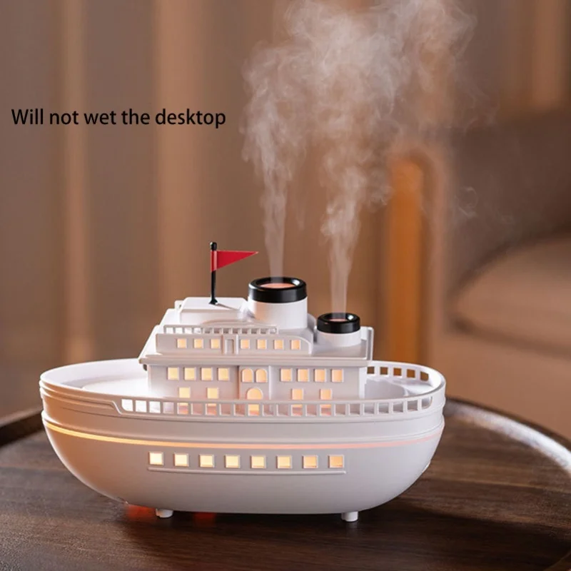 Desktop USB Aromatherapy Diffuser 300ML Ship Essential Oil Sprayer Humidifier 7 Colors 4H Timing