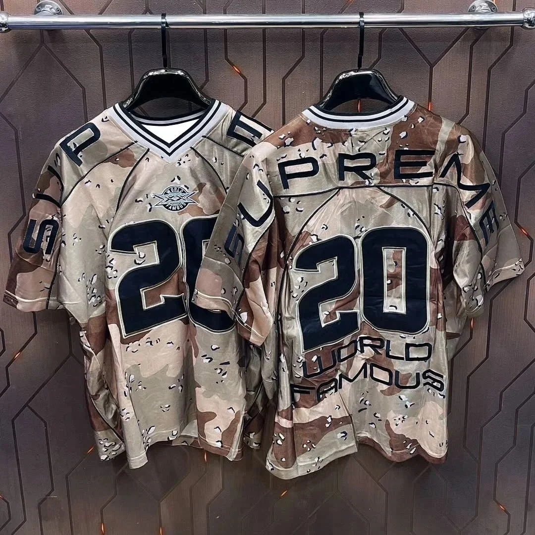 

2025 New Men's Quick-drying T-shirt American Fashion Trend Chocolate Chips Camouflage 3D Printing Y2K Streetwear FW20 MOTO