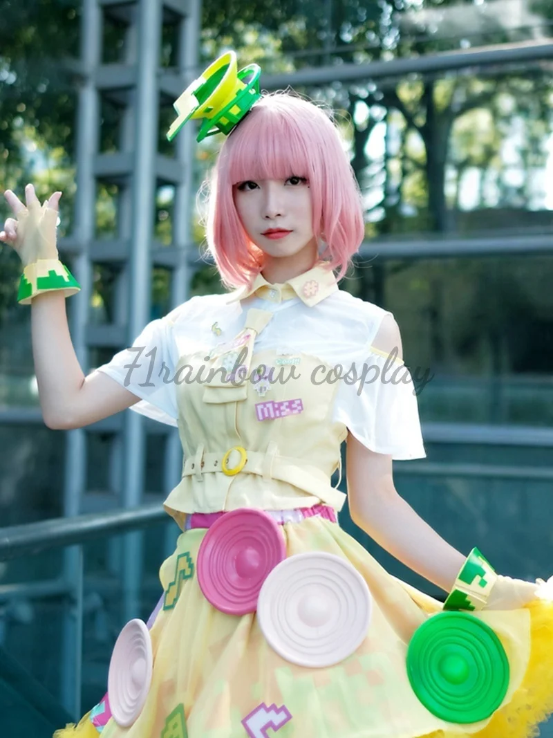 Asuna Karino تأثيري أنيمي كامين رايدر Ex-Aid Asuna كارينو تأثيري حلي امرأة ملابس عيد الميلاد فستان ازياء تأثيري #3