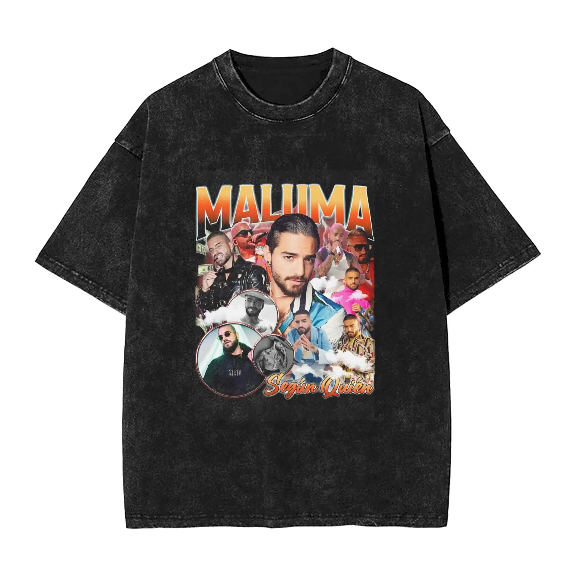 Rapper MALUMA 2025 Album  T Shirt Men 100% Cotton Awesome T-Shirts Round Collar  Tees Short Sleeve Clothing Birthday Gift