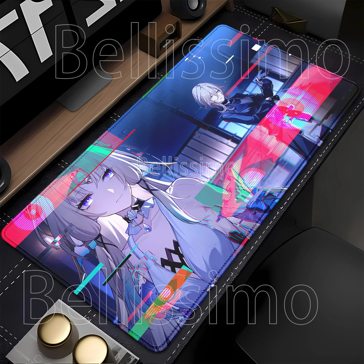 New Pearl HSR Honkai Star Rail XXL Mouse Mat Anime Girl Kawaii Large Mouse Pad PC Gaming Office Accessorie HD Printing Desk Mat