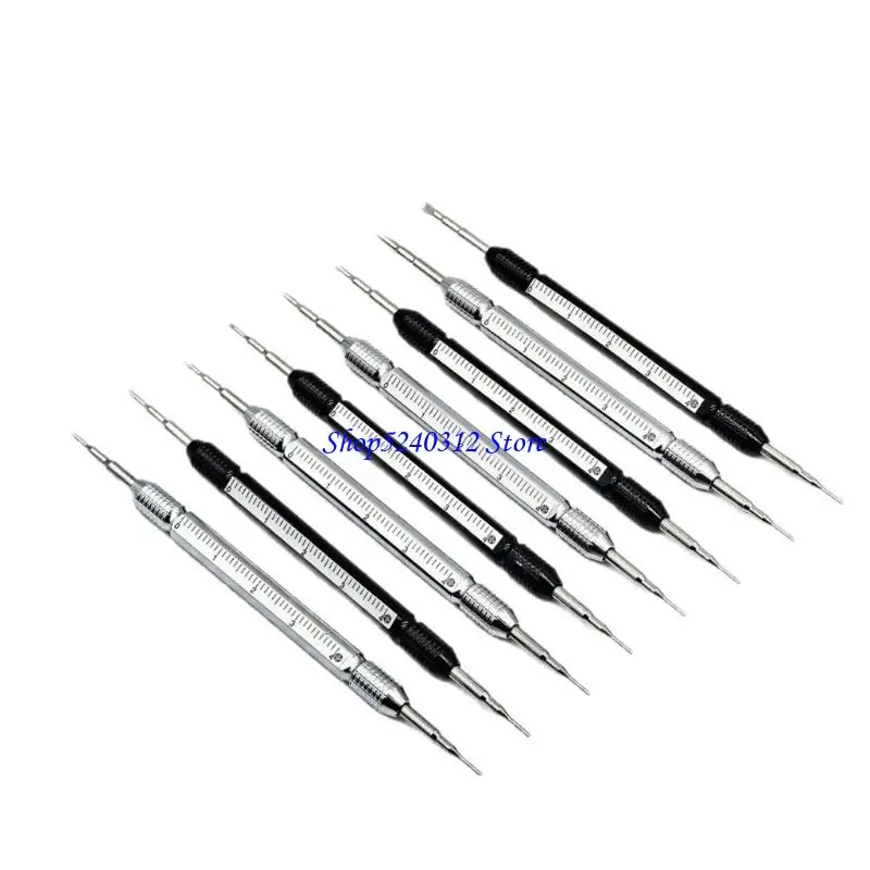 

634C Accuracy Engineered Spring Bar Tool Double Head V Grooves with Four Size Options for Versatile Applications in Watch Repair