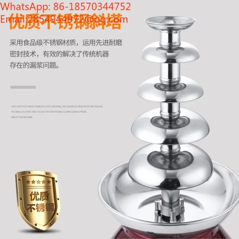 Five-story Fountain Machine Restaurant Hotel Spray Tower Chocolate Sauce Noodles Waterfall Machine
