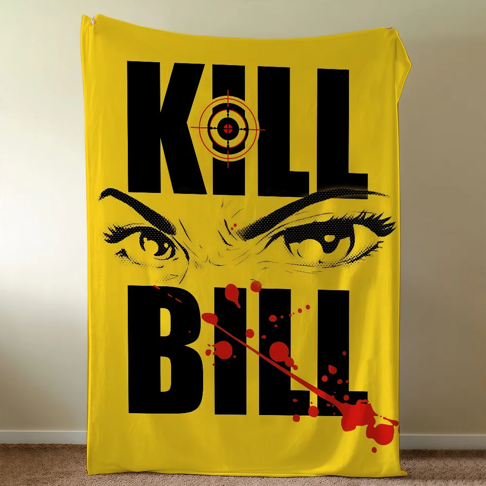 Adventure Movie K-Kill Bill Blanket Throw Super Cosy Plush Living Room Sofa Couch Childish Birthday Gifts