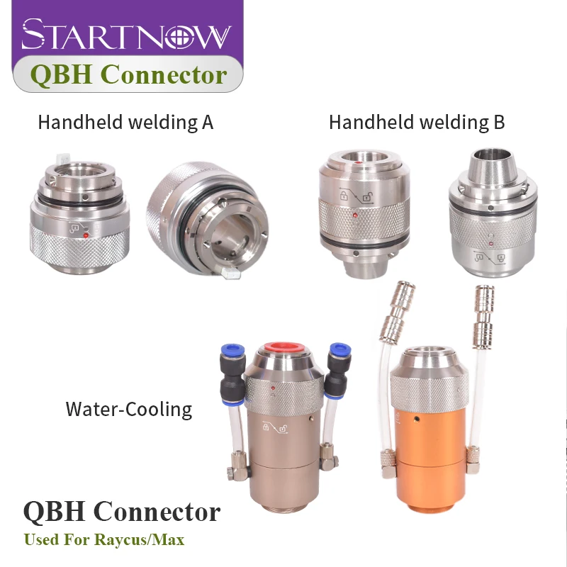 

Startnow MAX Raycus QiLin Series QBH Connector With Collimator for 1064nm Fiber Laser Cutting Head and Handheld Welding Machine