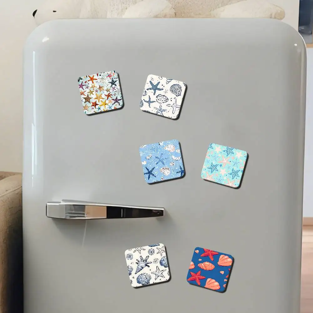 Seashells Refrigerator Magnets For Dishwasher/ Refrigerator/ Freezer, Whimsical Kitchen Decor