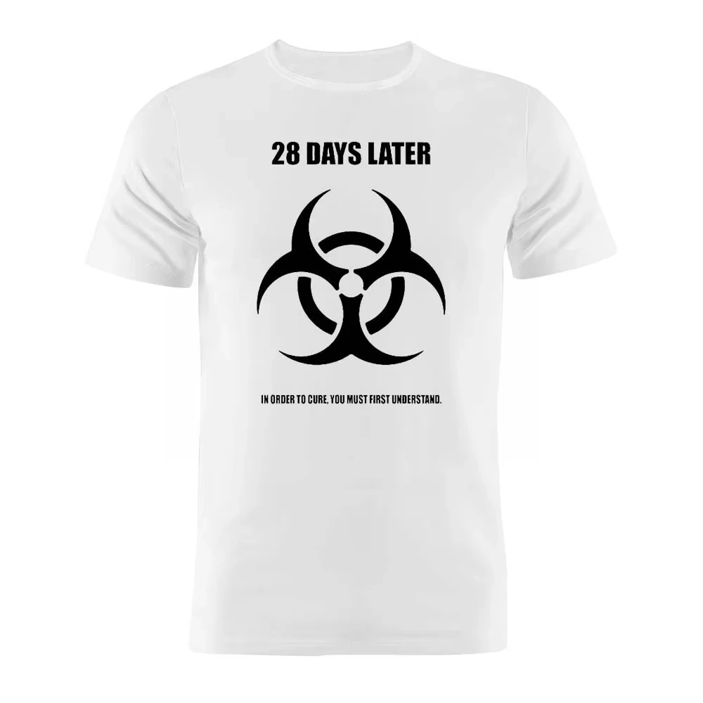 

Футболка унисекс из 100% хлопка с изображением зомби из фильма «28 дней спустя», забавный подарок