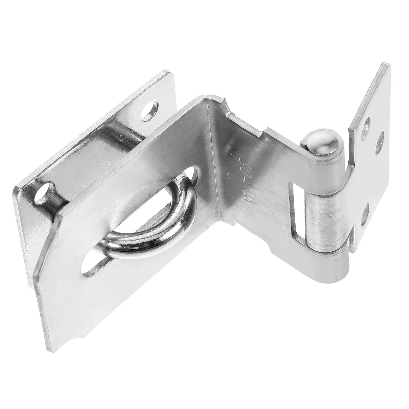 304 Stainless Steel Right Hasp 3 Inch Shed Latch Heavy Duty Padlock Hasp for Door Window Cabinet Outdoor Use