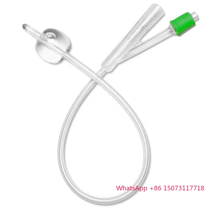 catheter-foley-medical-en-silicone-a-2-voies-de-haute-qualite-urinaire