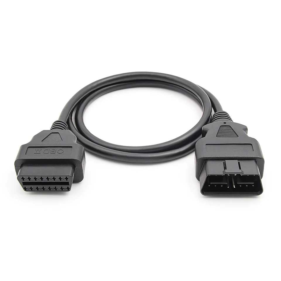 GOTOTOP Câble d'extension OBD2 Câble Adaptateur d'Extension OBDII 16Pin Mâle à Femelle