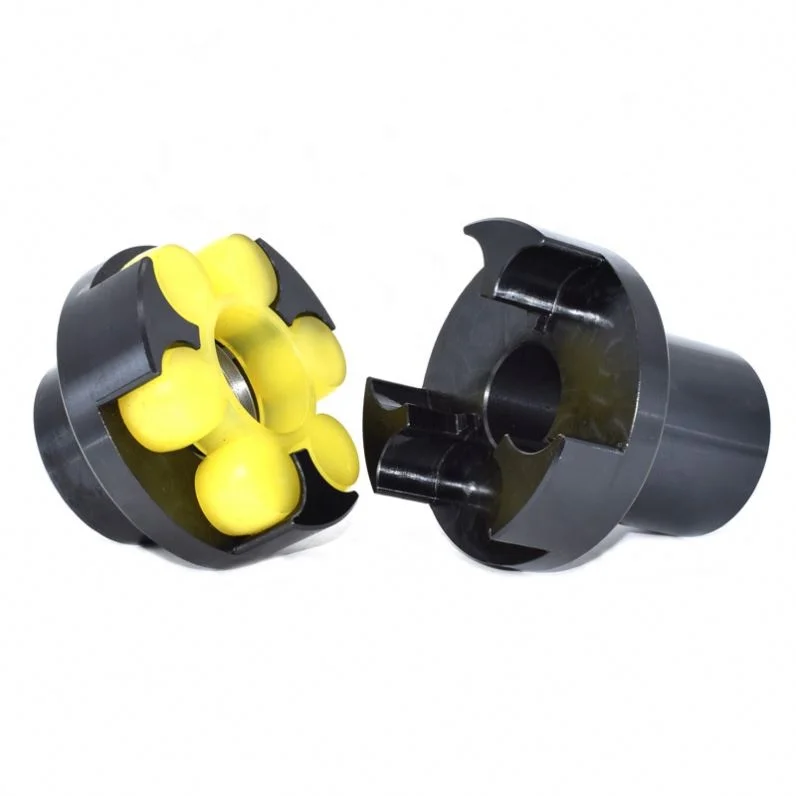 ML2 Carbon Steel Double Flange Jaw Coupling Rubber Shaft Flexible Drive Machine Tool OEM .izable Printing Shops 2000N-M
