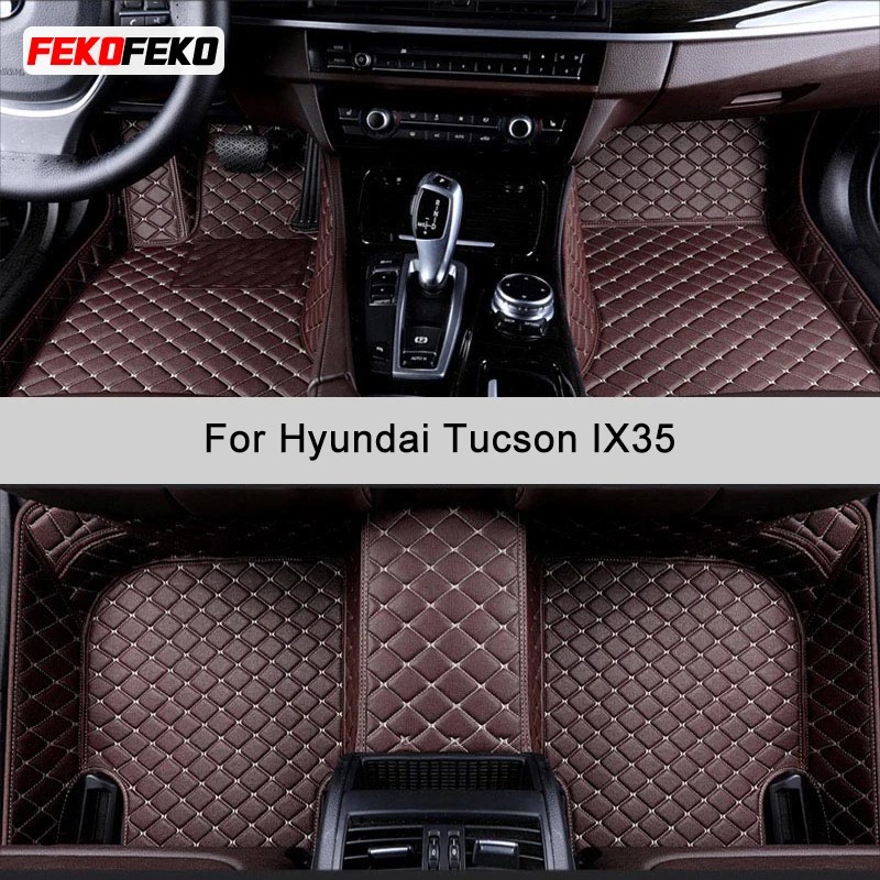 FeKoFeKo Custom Car Floor Mats For Hyundai Tucson IX35 Auto Carpets Foot Coche Accessorie