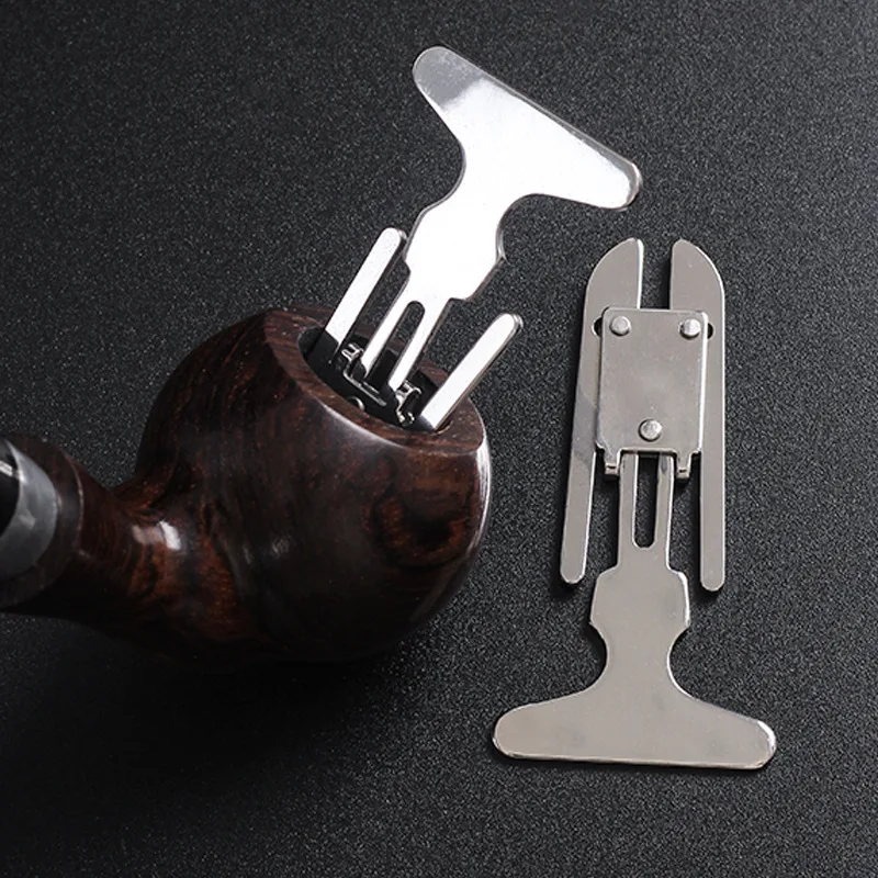 

Tamper Scraper Reamer Stainless Steel Adjustable Pipe Reamer Tool Cigar Gadges Accessories Easy New Clean Smoking Pipe Tools