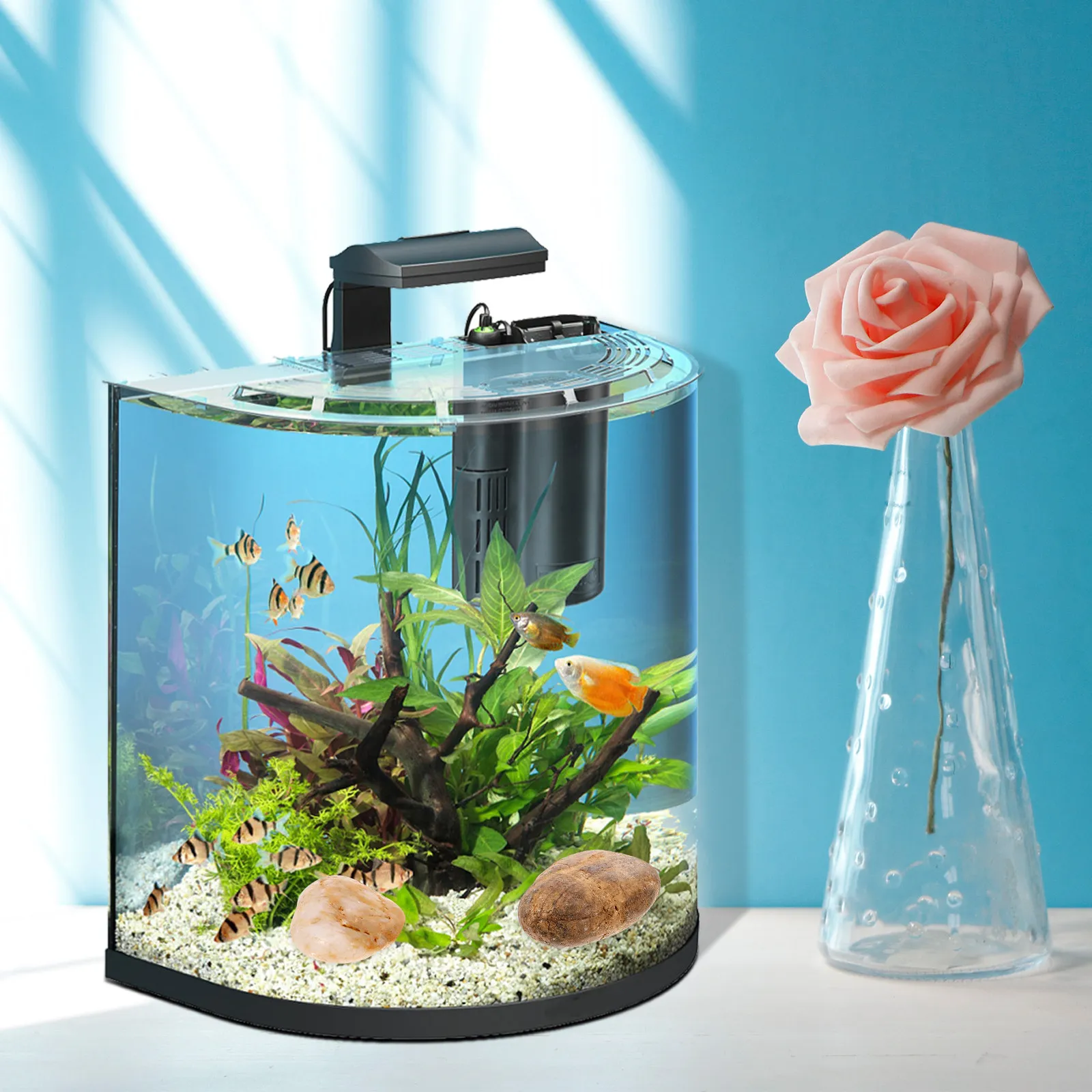 1 zestaw naturalnych polerowan – Aquarium Decoration Rock recenzja i cena