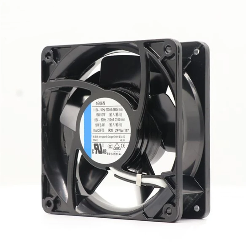 Original High temperature resistant compact axial flow fan cooling fan 4606N 115V 0.23/0.21A 19/18W 2650/3100r/min